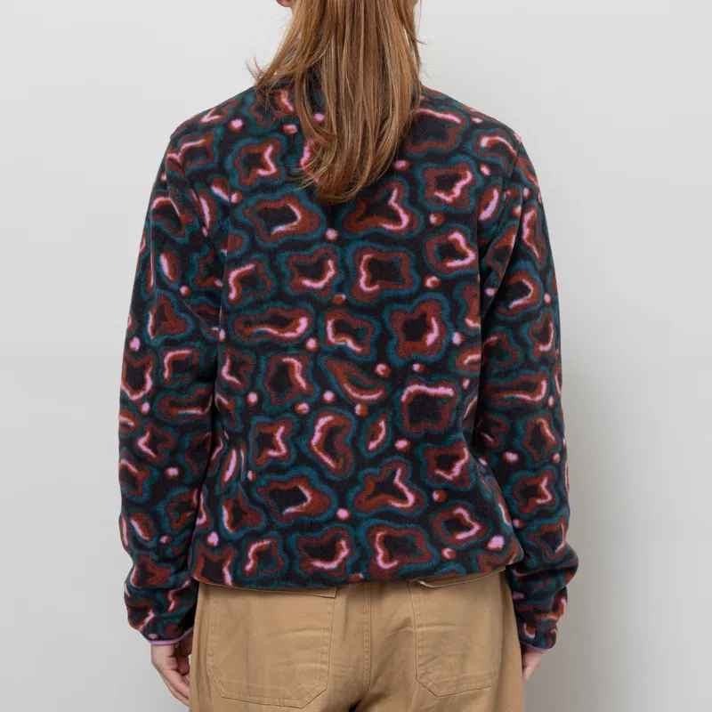 Patagonia Womens Lightweight Synchilla Snap-T Fleece Pullover Soft Spirea Dried Vanilla-3