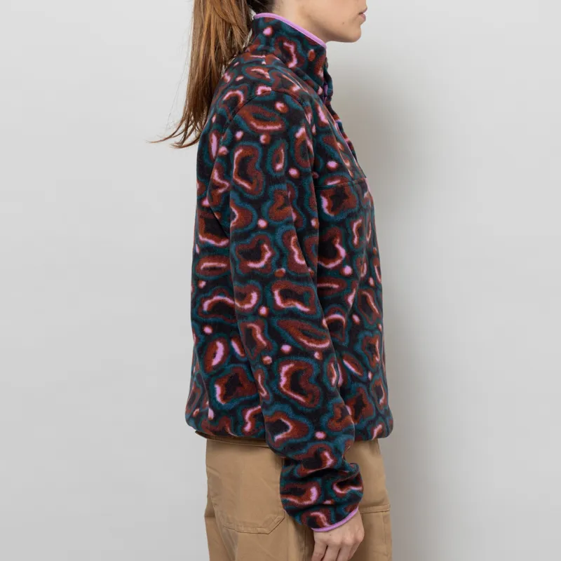 Patagonia Womens Lightweight Synchilla Snap-T Fleece Pullover Soft Spirea Dried Vanilla-4