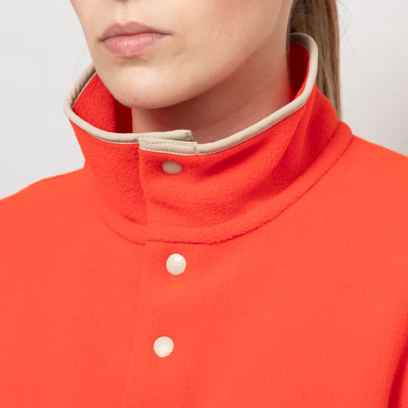 Patagonia Womens Lightweight Synchilla Snap-T Fleece Pullover Sizzle Red-5