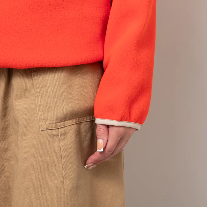 Patagonia Womens Lightweight Synchilla Snap-T Fleece Pullover Sizzle Red-7