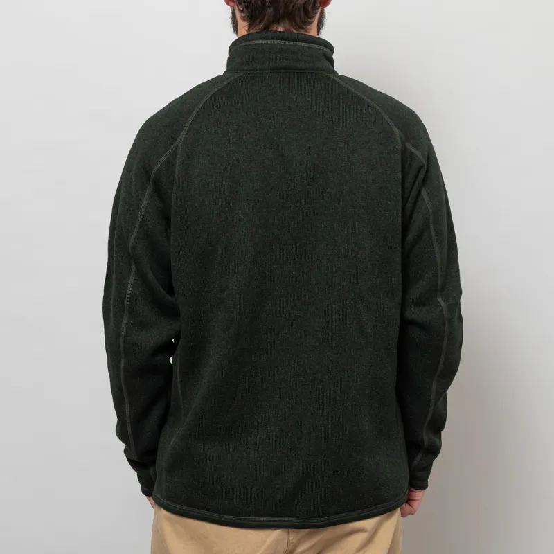 Patagonia Better Sweater Quarter Zip Old Growth Green-3