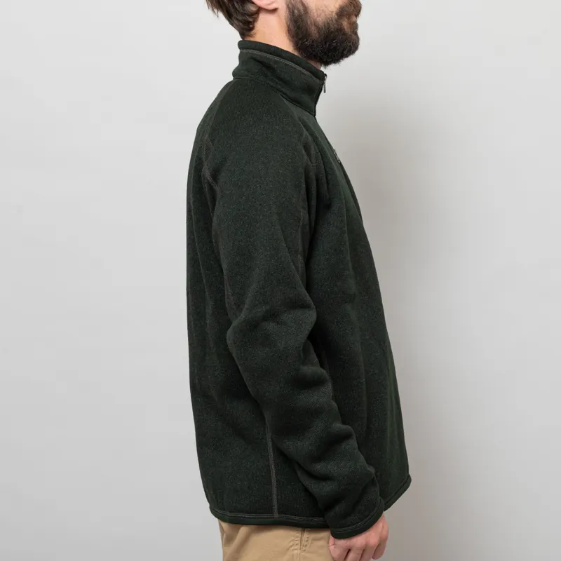 Patagonia Better Sweater Quarter Zip Old Growth Green-4