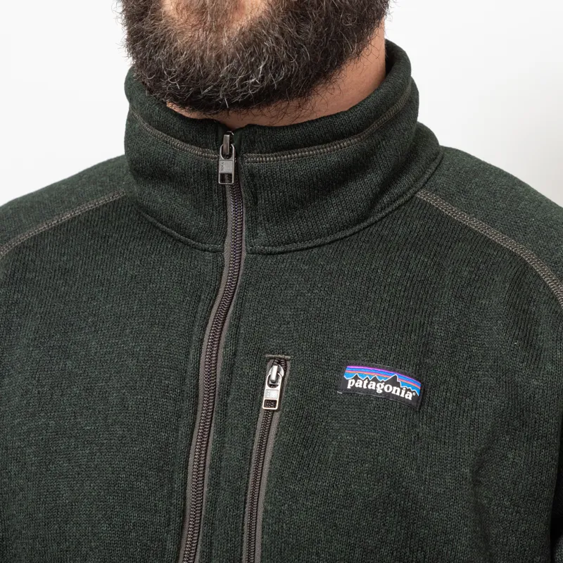 Patagonia Better Sweater Quarter Zip Old Growth Green-5