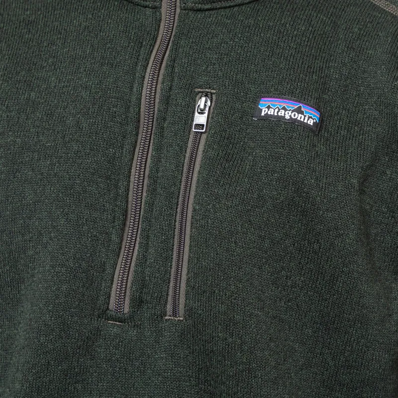 Patagonia Better Sweater Quarter Zip Old Growth Green-6