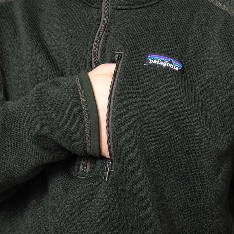 Patagonia Better Sweater Quarter Zip Old Growth Green-7