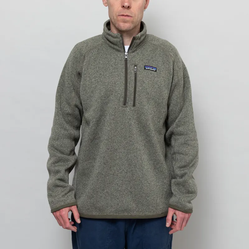 Patagonia Better Sweater Quarter Zip River Rock Green