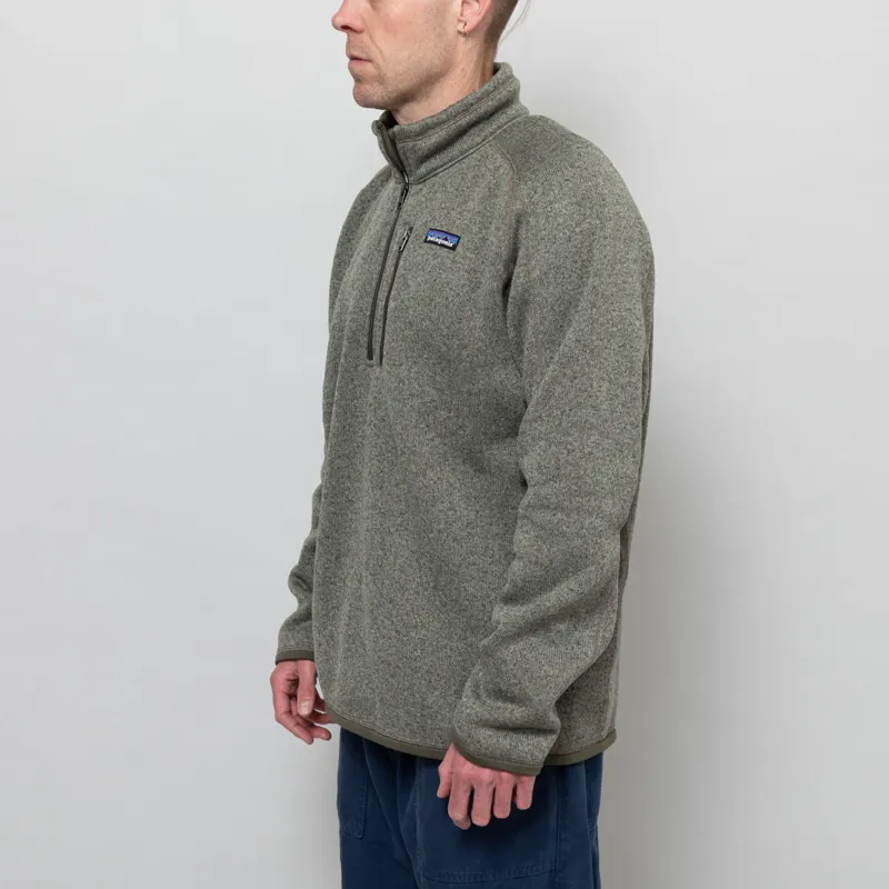 Patagonia Better Sweater Quarter Zip River Rock Green-1
