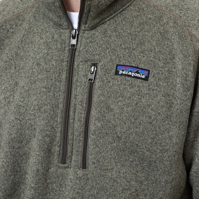 Patagonia Better Sweater Quarter Zip River Rock Green-6