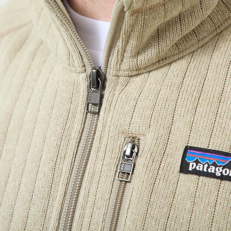 Patagonia Better Sweater Quarter Zip Weathered Stone Rib Knit-4