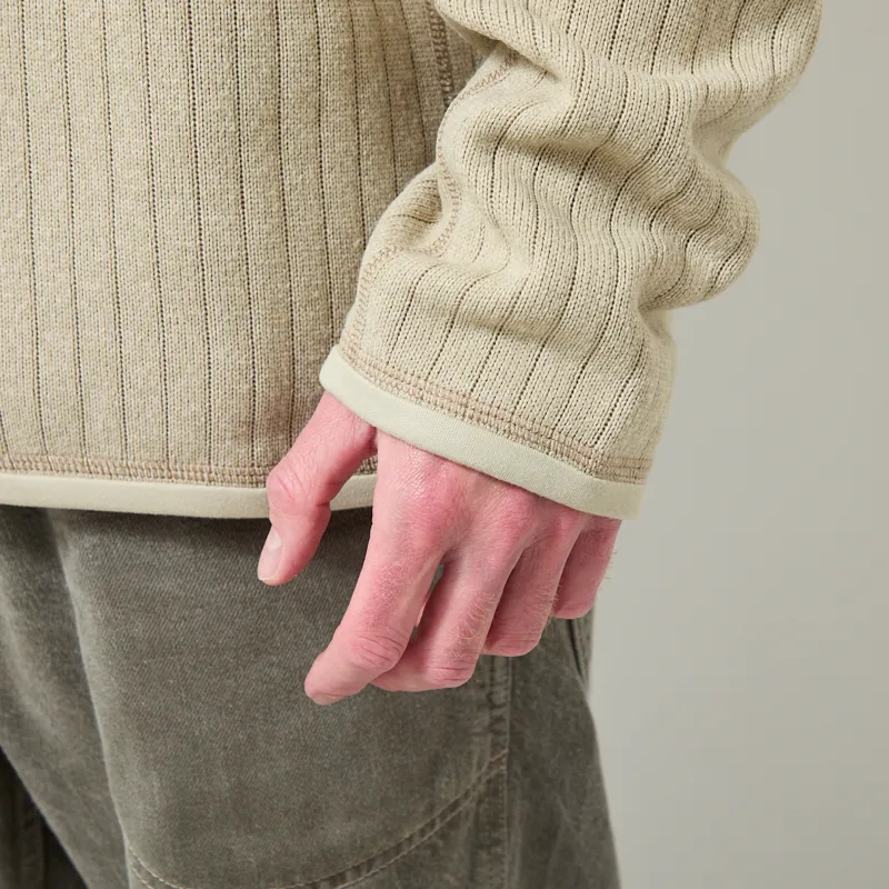 Patagonia Better Sweater Quarter Zip Weathered Stone Rib Knit-7