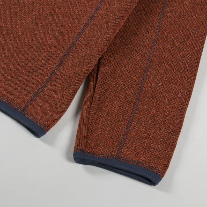 Patagonia Better Sweater Quarter Zip Burnished Red-6