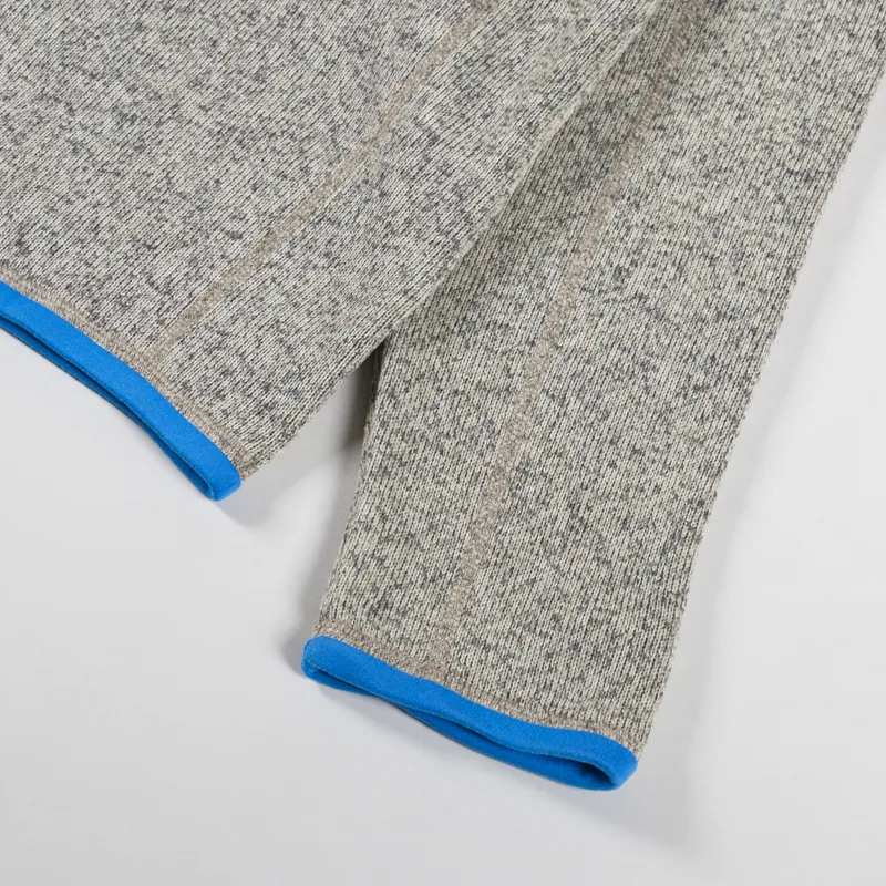 Patagonia Better Sweater Quarter Zip Oar Tan Vessel Blue-7