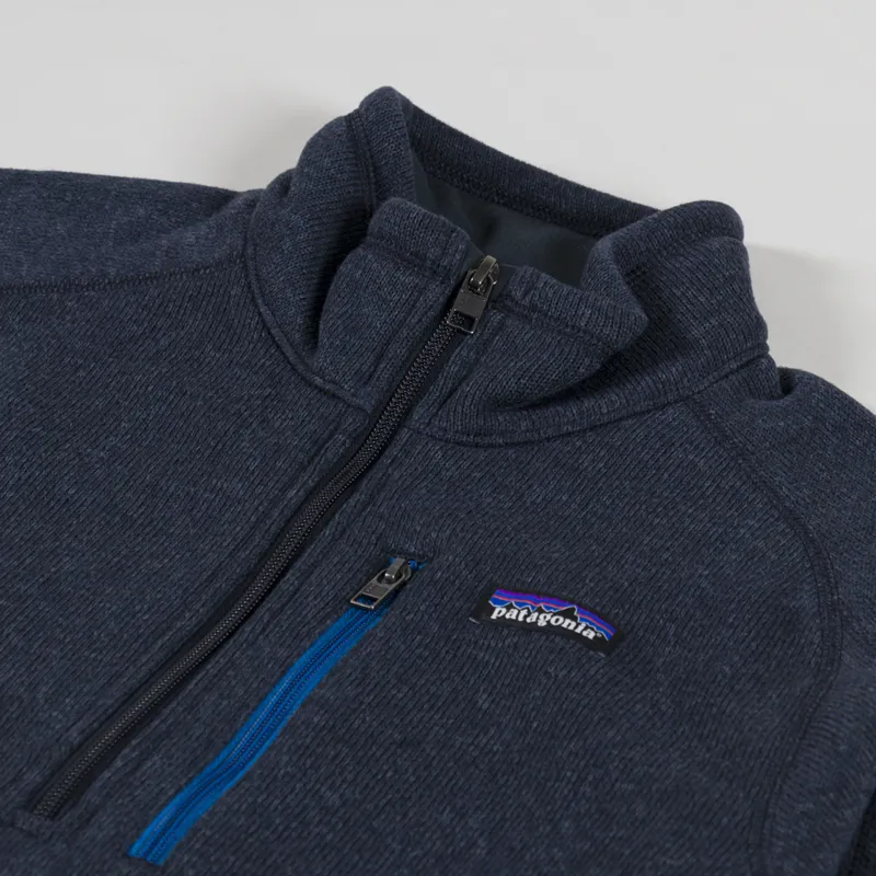 Patagonia Better Sweater Quarter Zip Pitch Blue-4