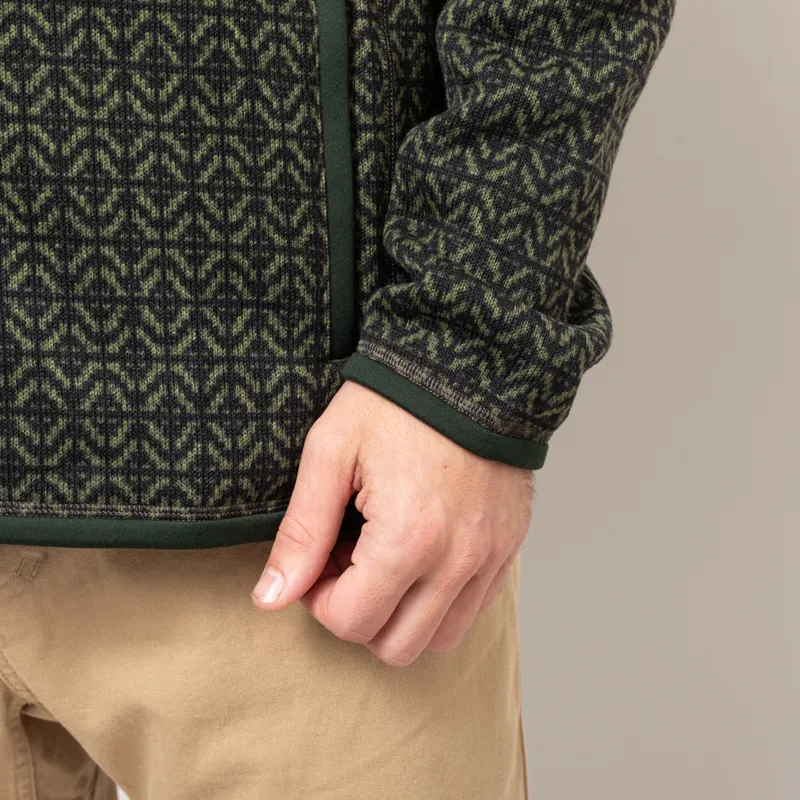 Patagonia Better Sweater Jacket Scales Old Growth Green-9