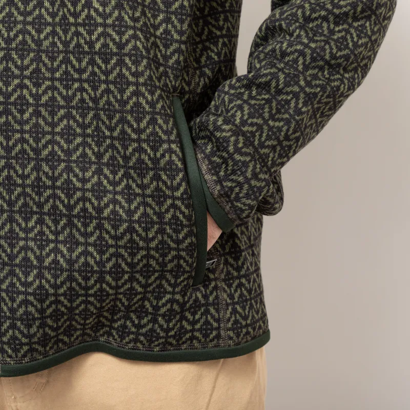 Patagonia Better Sweater Jacket Scales Old Growth Green-8