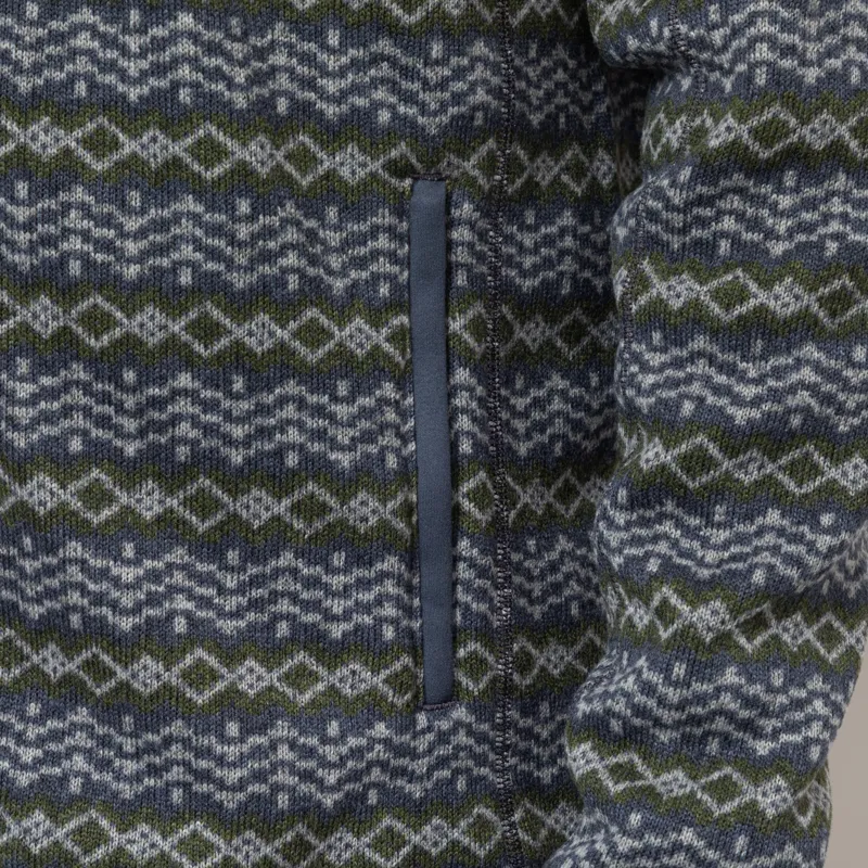 Patagonia Better Sweater Jacket Woven Together Smolder Blue-7