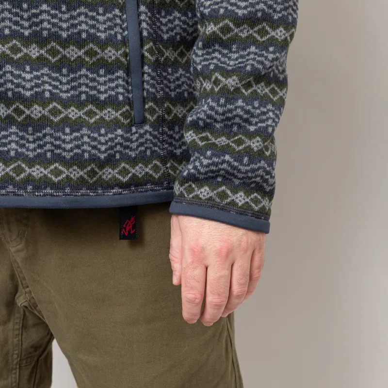 Patagonia Better Sweater Jacket Woven Together Smolder Blue-8