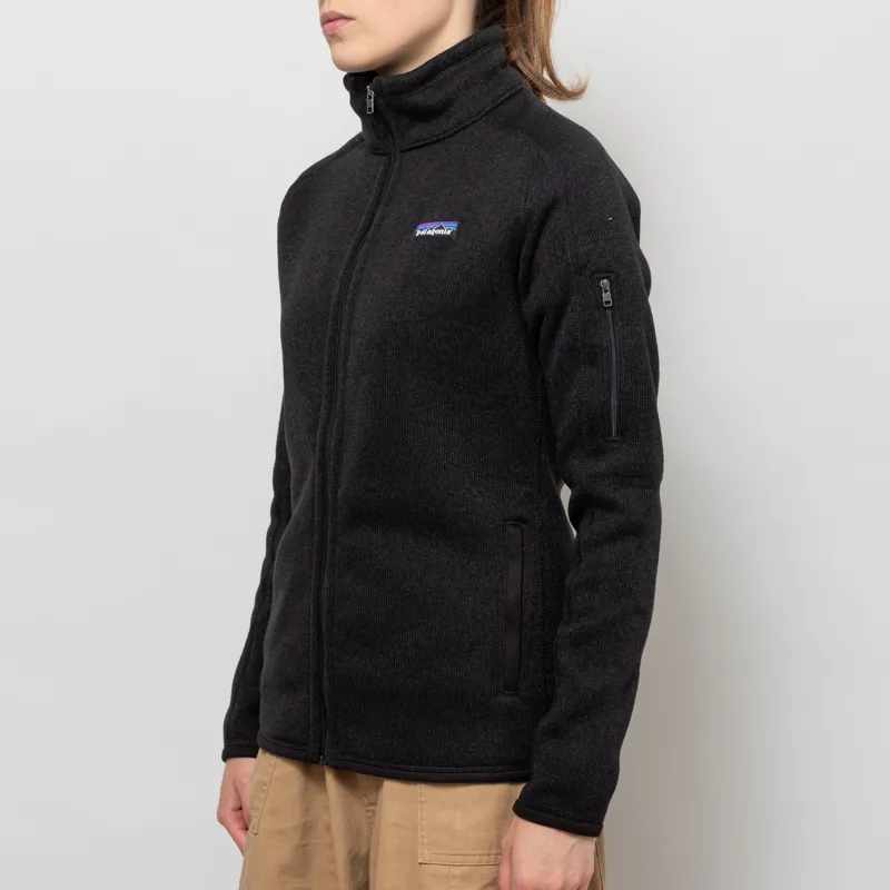 Patagonia Womens Better Sweater Jacket Black-1