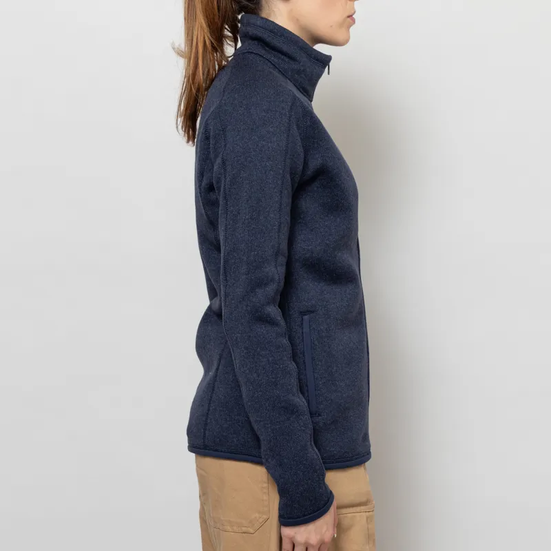 Patagonia Womens Better Sweater Fleece Jacket New Navy Blue