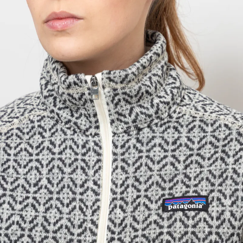 Patagonia Womens Better Sweater Jacket Scales Natural-5