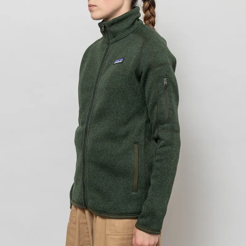 Patagonia Womens Better Sweater Jacket Torrey Pine Green-1