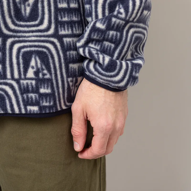 Patagonia Lightweight Synchilla Snap-T Fleece Pullover Flow Sunken Blue-6