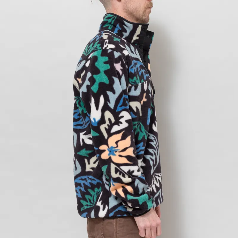 Patagonia Lightweight Synchilla Snap-T Fleece Pullover Kaleido Black-4