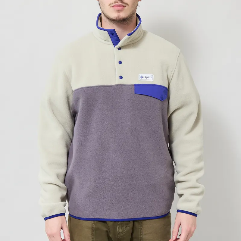 Patagonia Lightweight Synchilla Snap-T Fleece Pullover May Grey