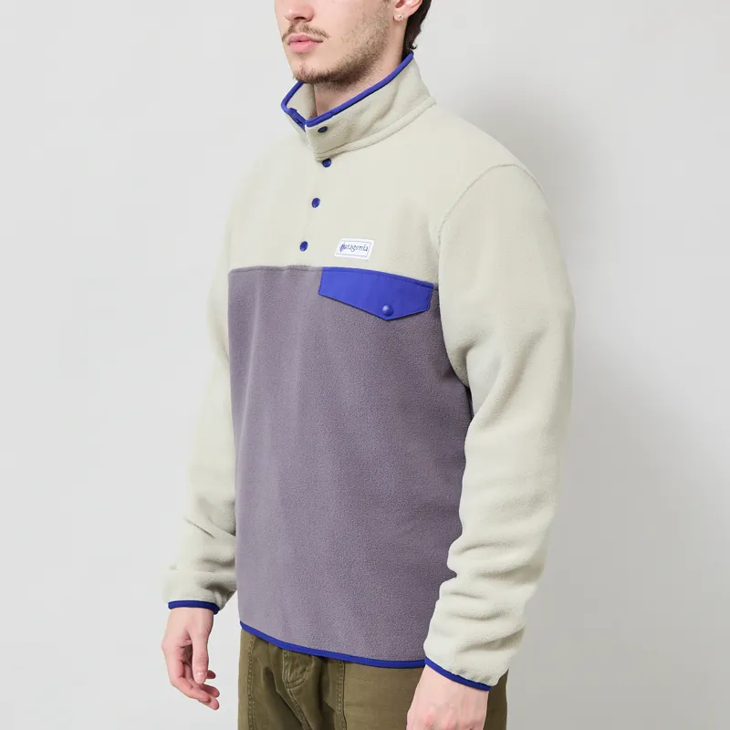 Patagonia Lightweight Synchilla Snap-T Fleece Pullover May Grey-1