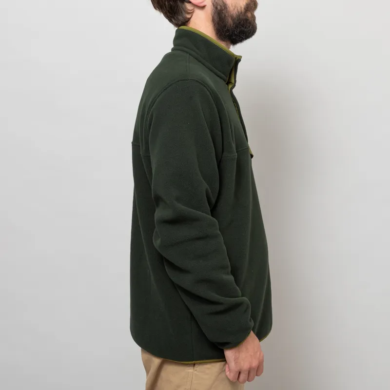 Patagonia Lightweight Synchilla Snap-T Fleece Pullover Old Growth Green-4