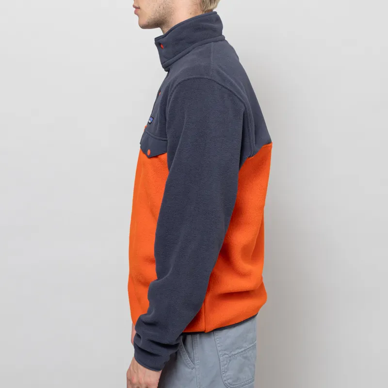 Patagonia Lightweight Synchilla Snap-T Fleece Pullover Pollinator Orange-2