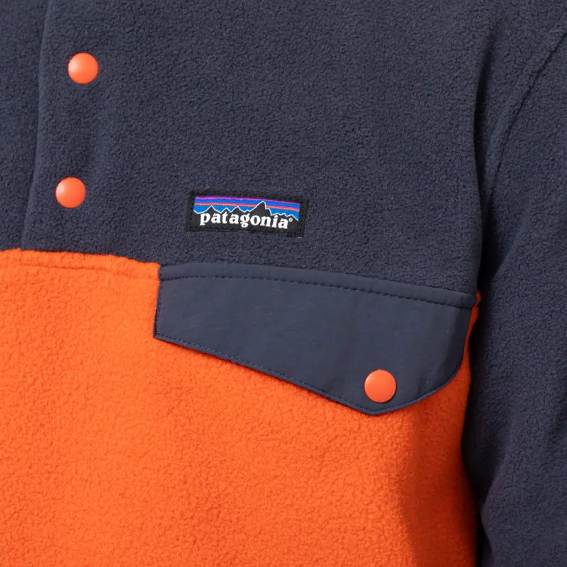 Patagonia Lightweight Synchilla Snap-T Fleece Pullover Pollinator Orange-6