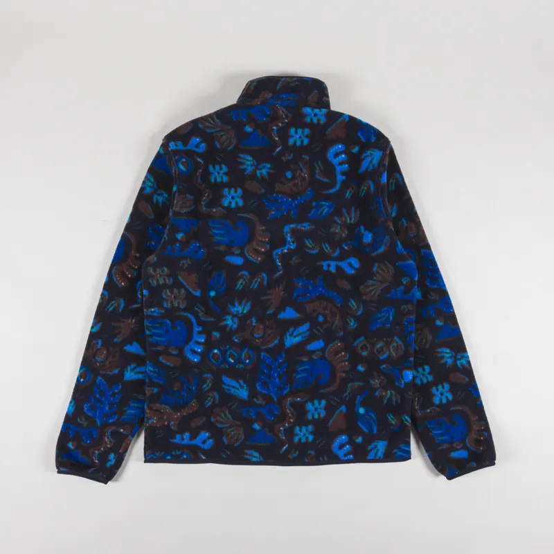 Patagonia Lightweight Synchilla Snap-T Fleece Pullover Across Oceans Pitch Blue-1