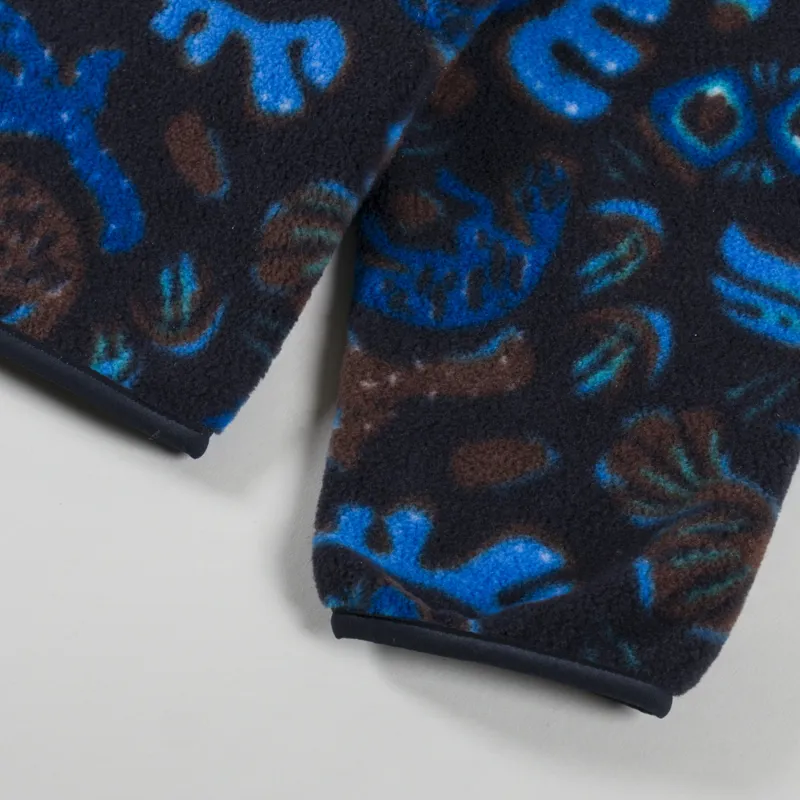 Patagonia Lightweight Synchilla Snap-T Fleece Pullover Across Oceans Pitch Blue-6