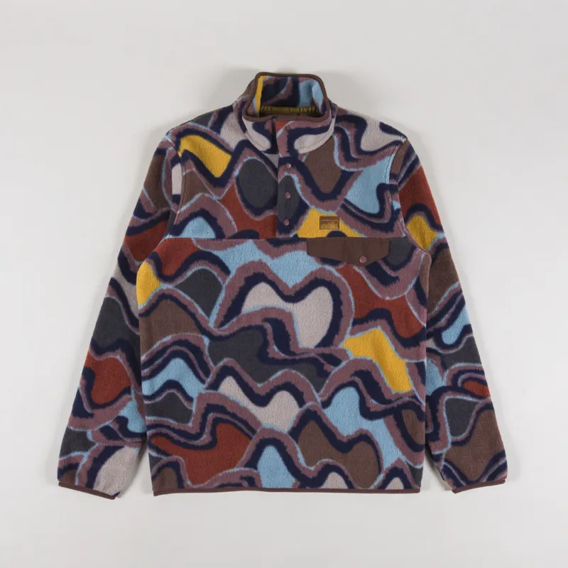 Patagonia Lightweight Synchilla Snap-T Fleece Pullover Currents Dulse Mauve