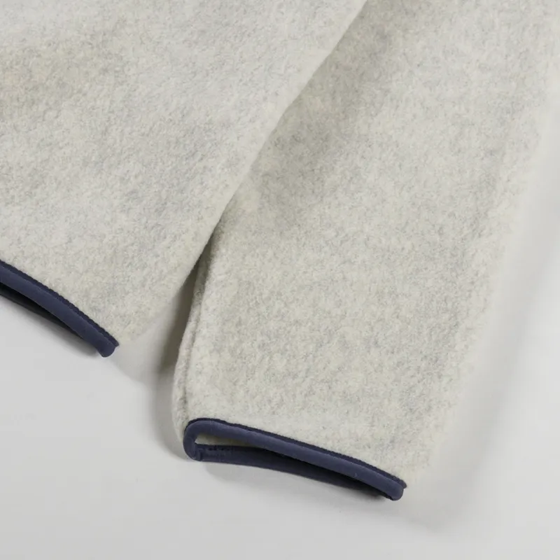 Patagonia Lightweight Synchilla Snap-T Fleece Pullover Oatmeal Heather Smolder Blue-7