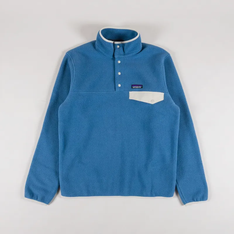 Patagonia Lightweight Synchilla Snap-T Fleece Pullover Still Blue