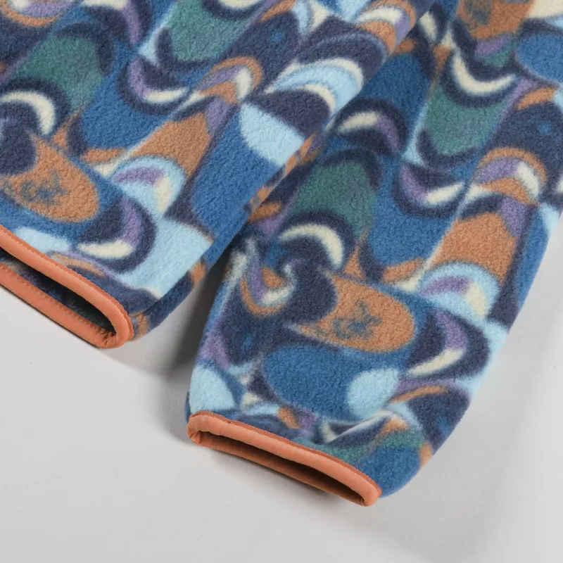 Patagonia Lightweight Synchilla Snap-T Fleece Pullover Swallowtail Geo Still Blue-7