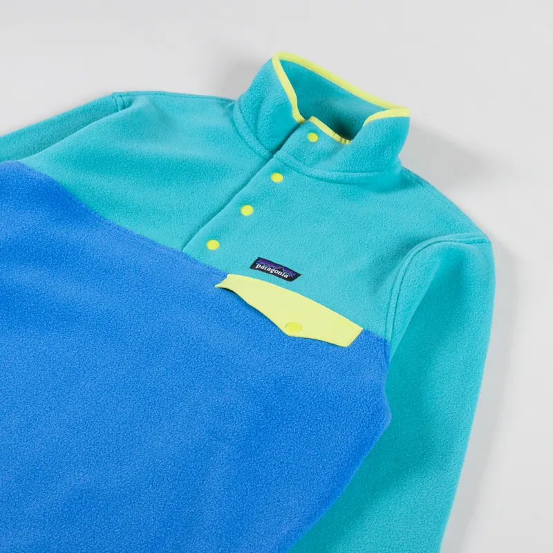 Patagonia Lightweight Synchilla Snap-T Fleece Pullover Vessel Blue-2