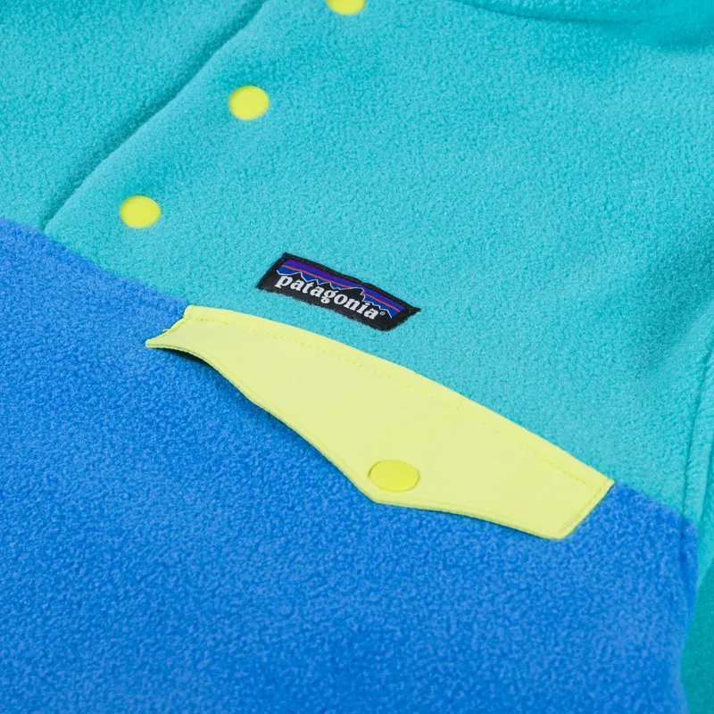 Patagonia Lightweight Synchilla Snap-T Fleece Pullover Vessel Blue-5