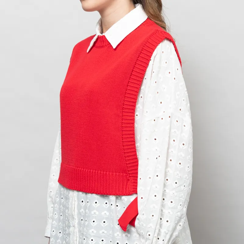 Rita Row Womens Pilea Vest Red-1