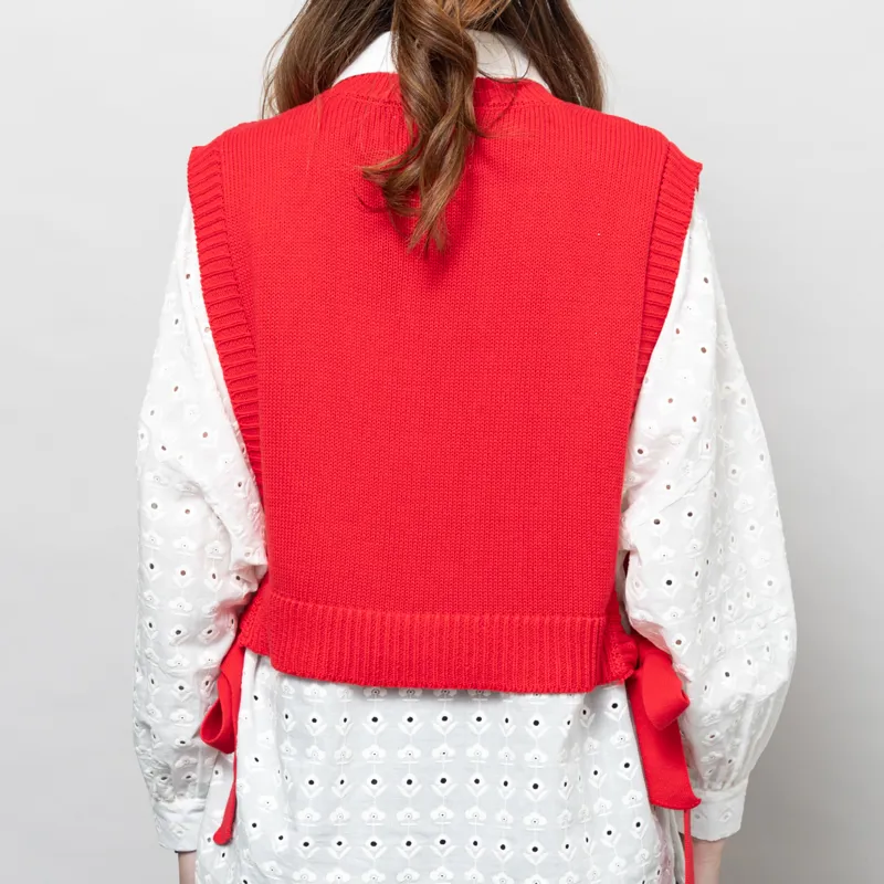 Rita Row Womens Pilea Vest Red-3