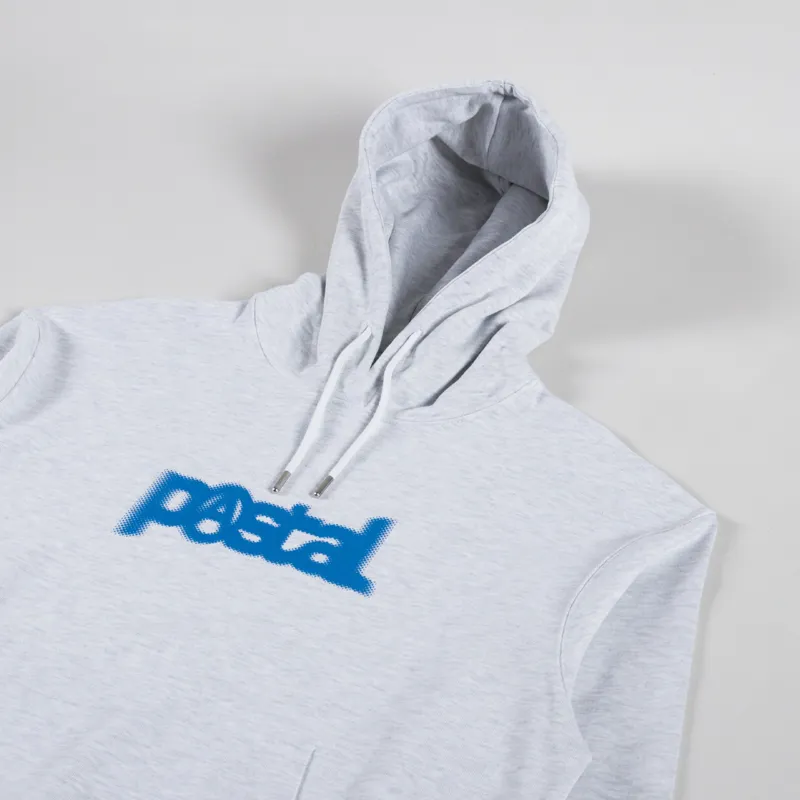 Postal Anarchy Hoodie Marl Grey-2