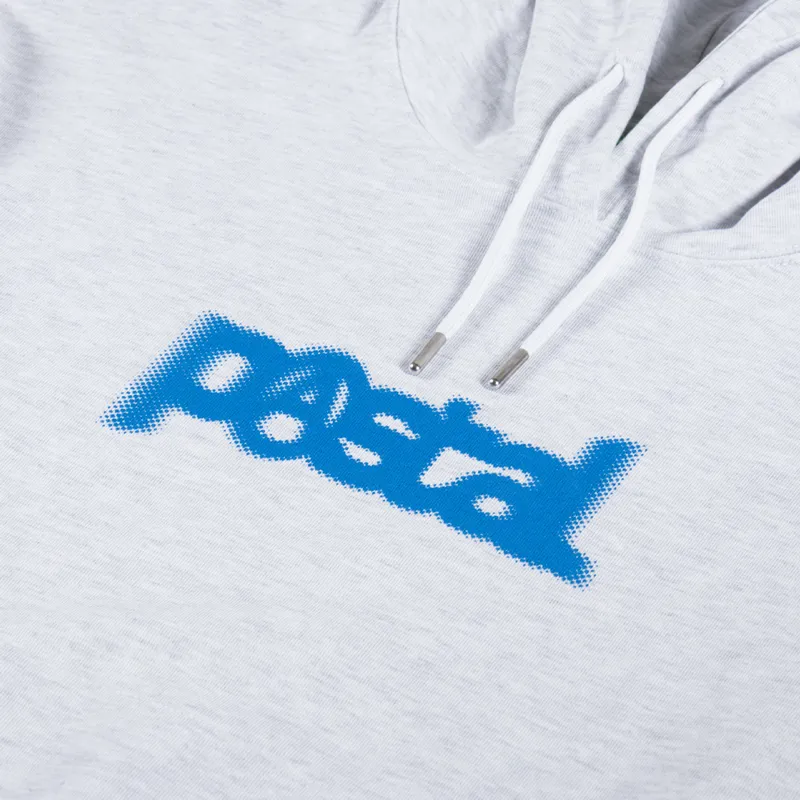 Postal Anarchy Hoodie Marl Grey-4