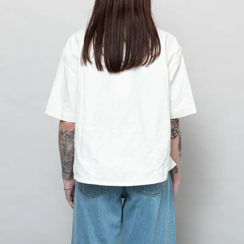 Our Sister Womens Tulip Shirt Off White-3