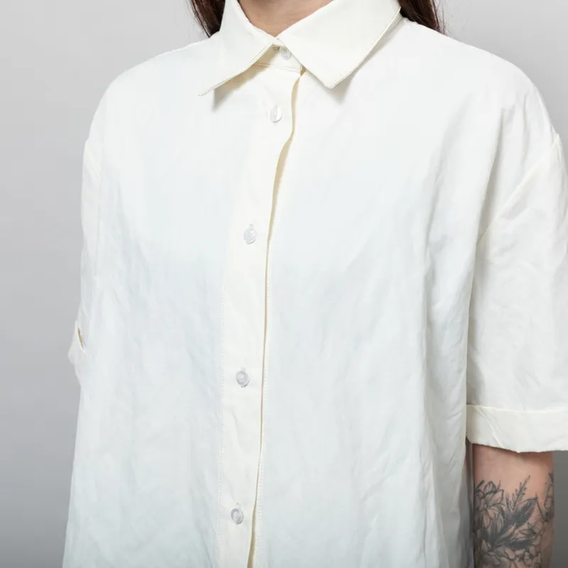 Our Sister Womens Tulip Shirt Off White-5
