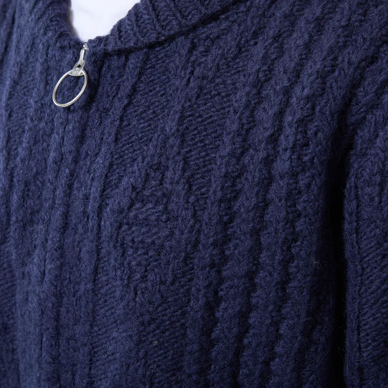 Pendleton Hoop Zip Cardigan Navy-5