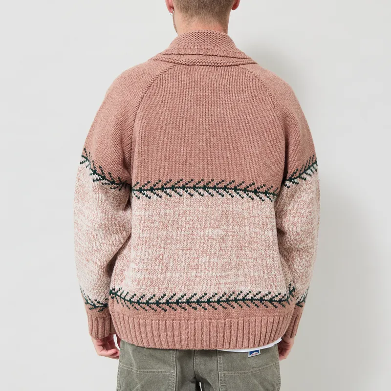 Pendleton Shawl Cowichan Cardigan OG Oatmeal-2