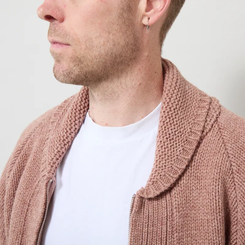 Pendleton Shawl Cowichan Cardigan OG Oatmeal-4