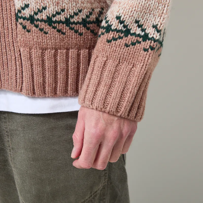Pendleton Shawl Cowichan Cardigan OG Oatmeal-6